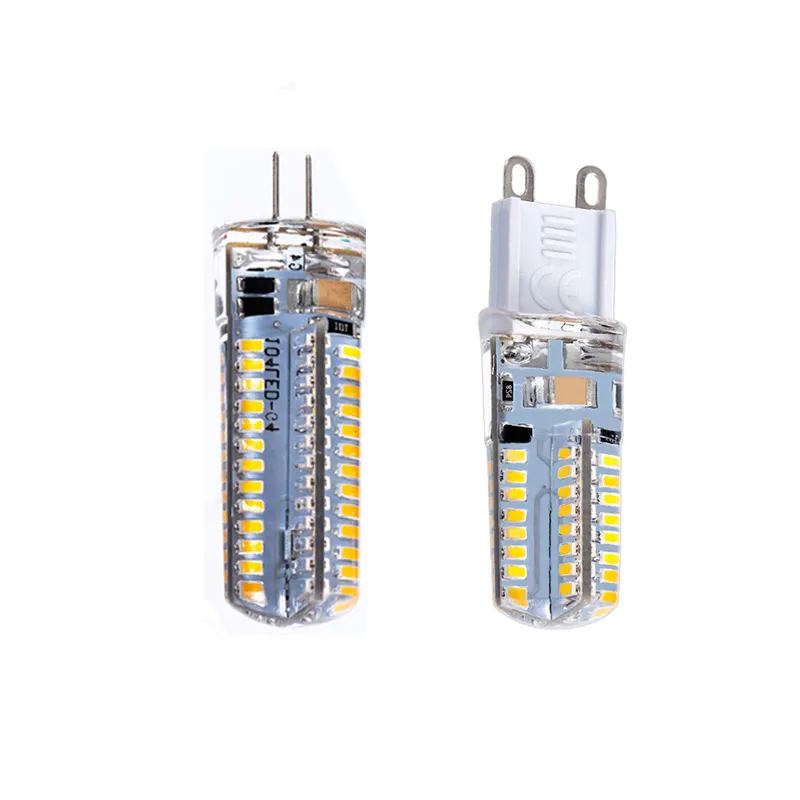 حبات الضوء LED G9 G5.3 G4 BULB AC/DC 12V/220V 110V MINI CORN استبدال تقليدي لثبات درجة حرارة اللون الهالوجين CRESTECH