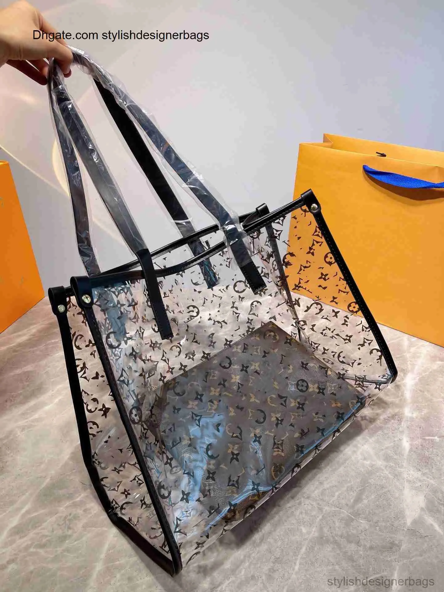 Transparent discount designer bag