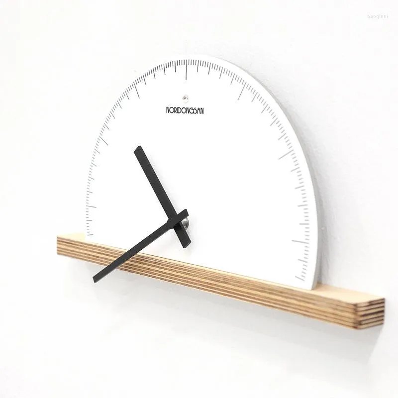 Wall Clocks Nordic Style Clock Creative Living Room Personality Fashion Contracted Japanese Mute Digital Reloj De Pared