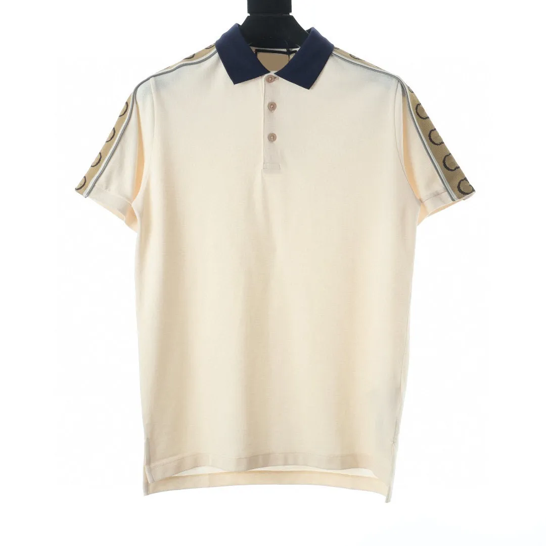 Herren Plus Tees Polos Rundes T-Shirt in Übergröße, bestickter und bedruckter Halsausschnitt im Polar-Stil, Sommerkleidung mit Straße, reine Baumwolle d2s1 Beste Qualität