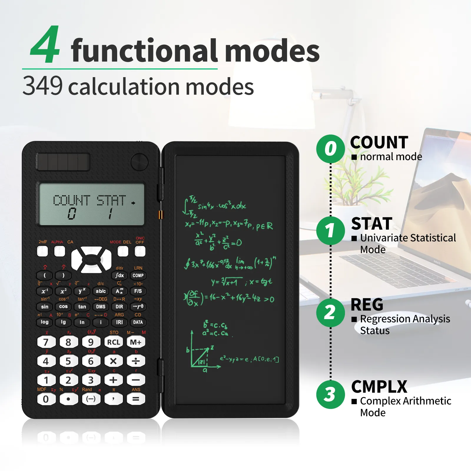 Calculatrices Calculatrice Scientifique Avec Tablette Décriture