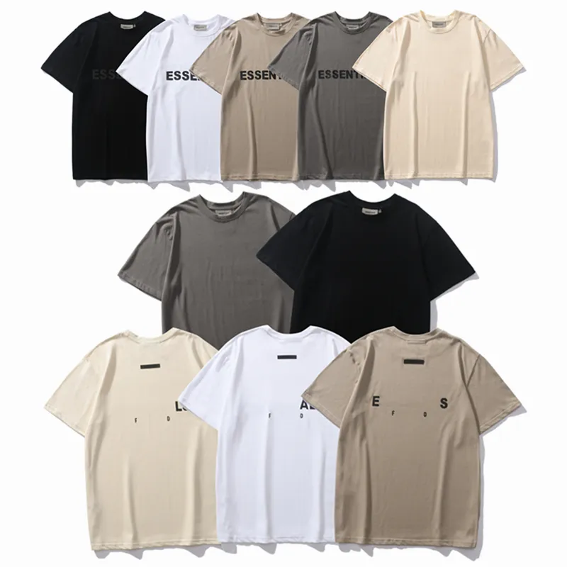 Üst işçilik erkek tişörtler erkekler kadın moda tasarımcısı ess ess tshirt sokak gündelik sis kısa kolu fg tees 1977 pamuk stereo baskı polos gömlek 2-1