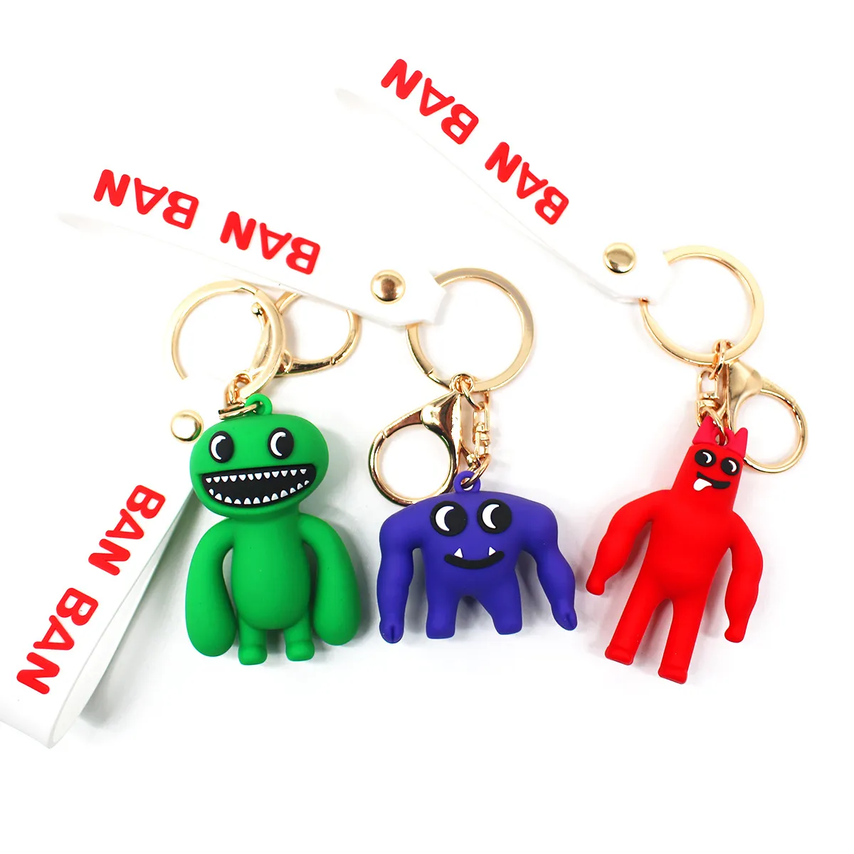 New banban garden key chain Garten of banban plush charm game peripheral pendant Plush Keychains