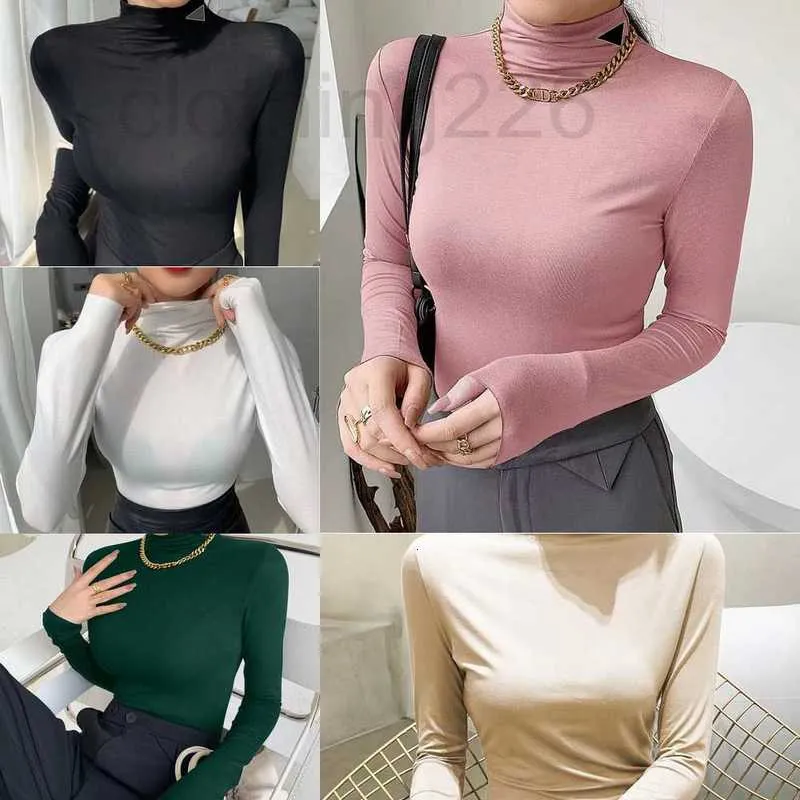 Tasarımcı Kadın Blouses gömlekler tasarımcı hoodie kadın en iyi yoga gömlek yüksek boyunlu uzun kollu üstler