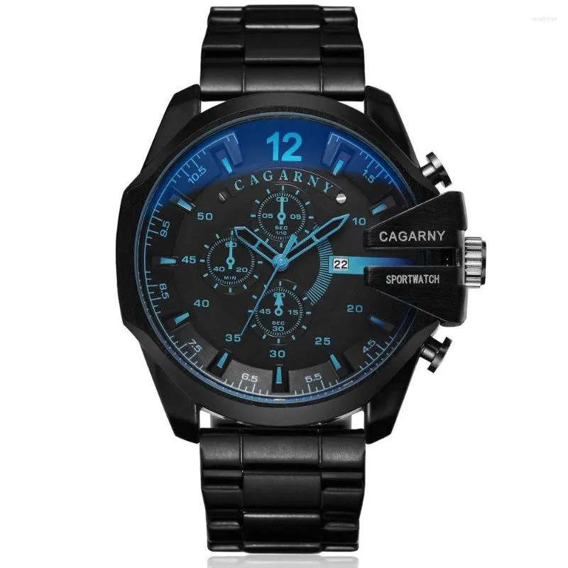 Avanadores de pulso Cagarny Top Mens Quartz assiste