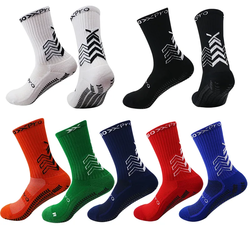 Non Slip Youth Soccer Grip Socks With Rubber Grab Pad For Football