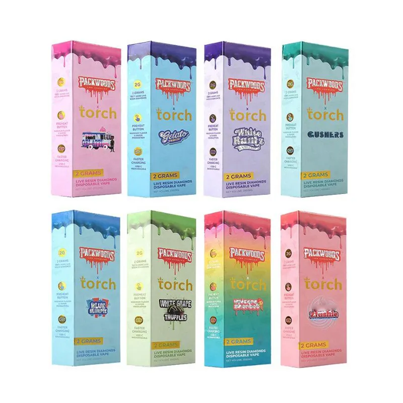 Packwoods X Torch Disposable E cigarettes 2 Grams Empty Vape Pen 280mAh  Battery Rechargeable Device Carts With Packaging Box from Dhgate Other  Electronics