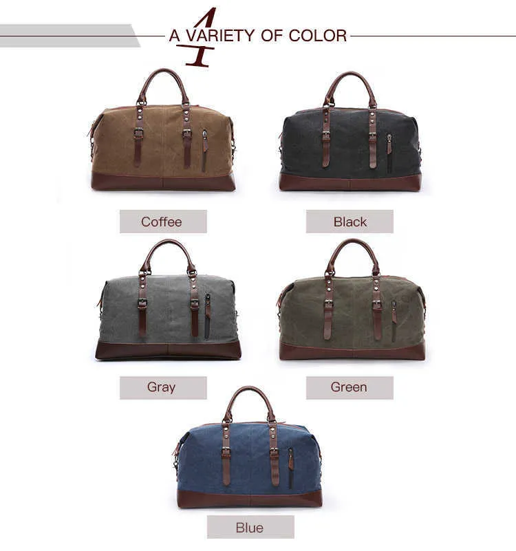 Wholesale Hot Selling duffle bag Tote Function Travel Custom Canvas Duffle Bag high-capacity travelling bag for hiking