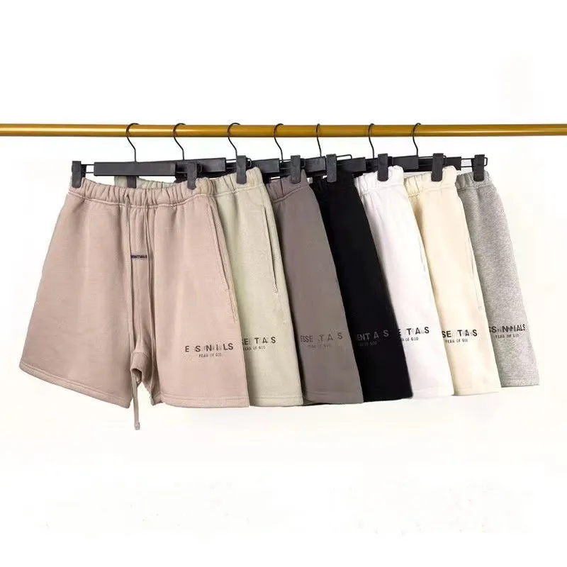Designer FOG Shorts Streetwear de haute qualité pour hommes et femmes Fashion Draw Rope Pantalon réfléchissant au genou 6 couleurs en option