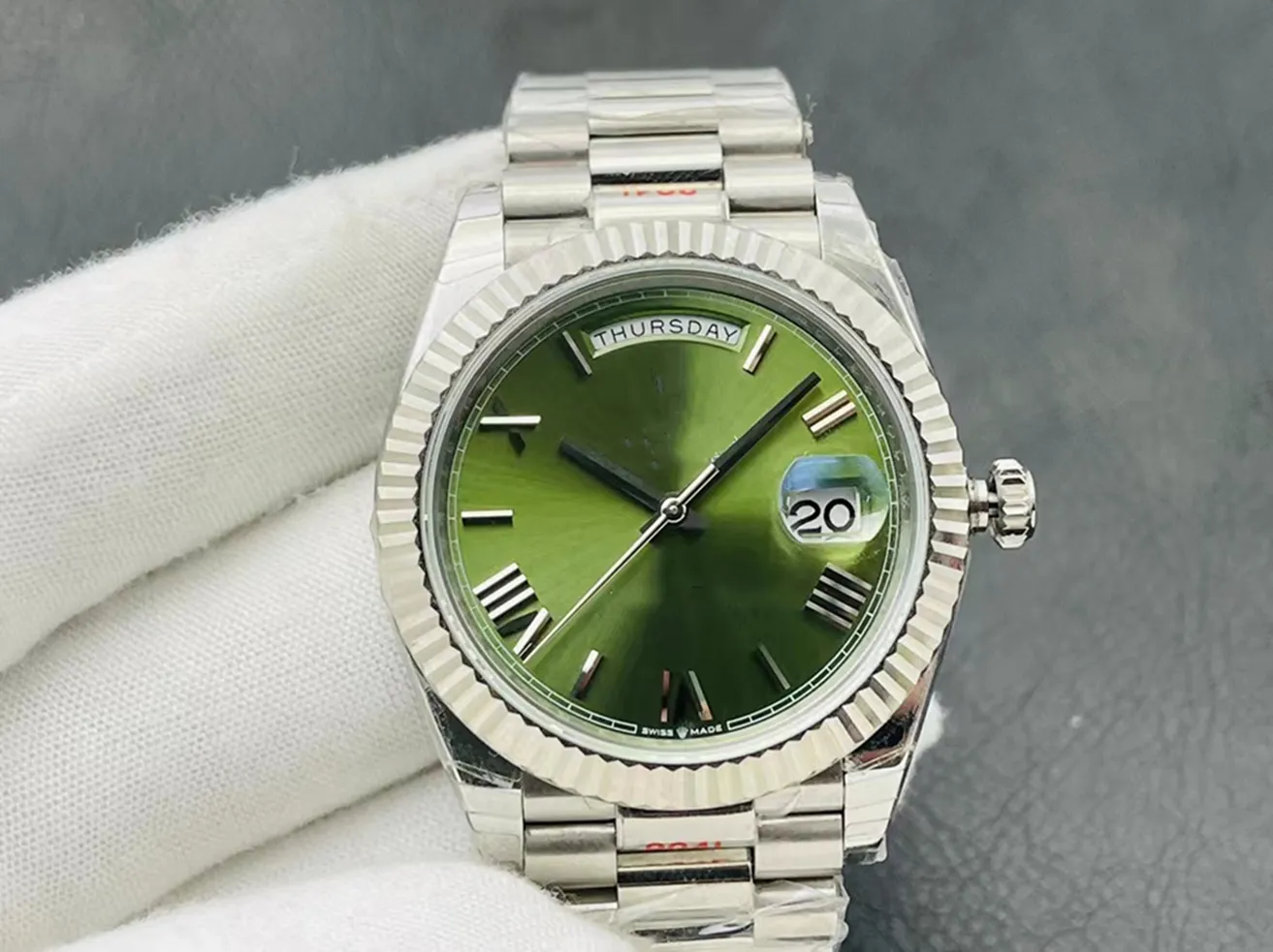 Ahorra a lo Grande en Compras al por Mayor de Relojes De Cuadros  Originales: Bandas De Jubileo De 41 Mm Dial Romano Reloj Automático De  Hombres