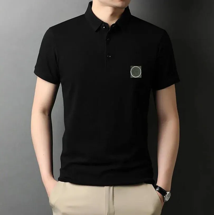 العلامة التجارية قميص الحجر Polos الصيف Mens مصمم T Shirt الكلاسيكية الصلبة القطن القطن قميص القميص الرجال قصيرة الأكمام tshirt عرضية متعددة Tee Tee CP 767