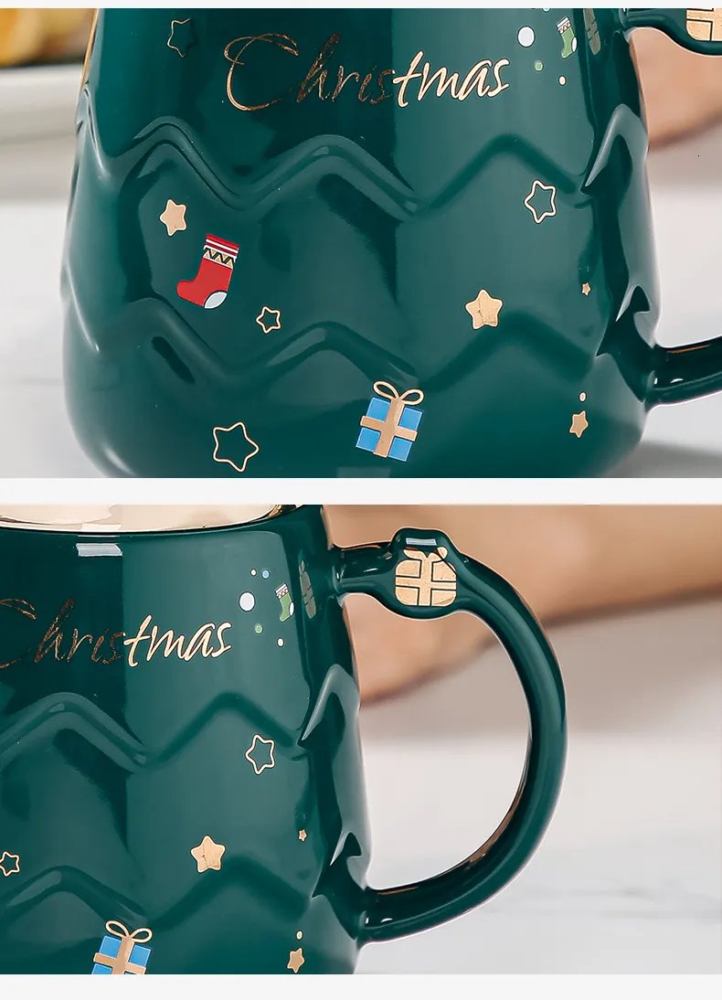 Taza de Navidad Conjuntos regalos Correlle para parejas taza East