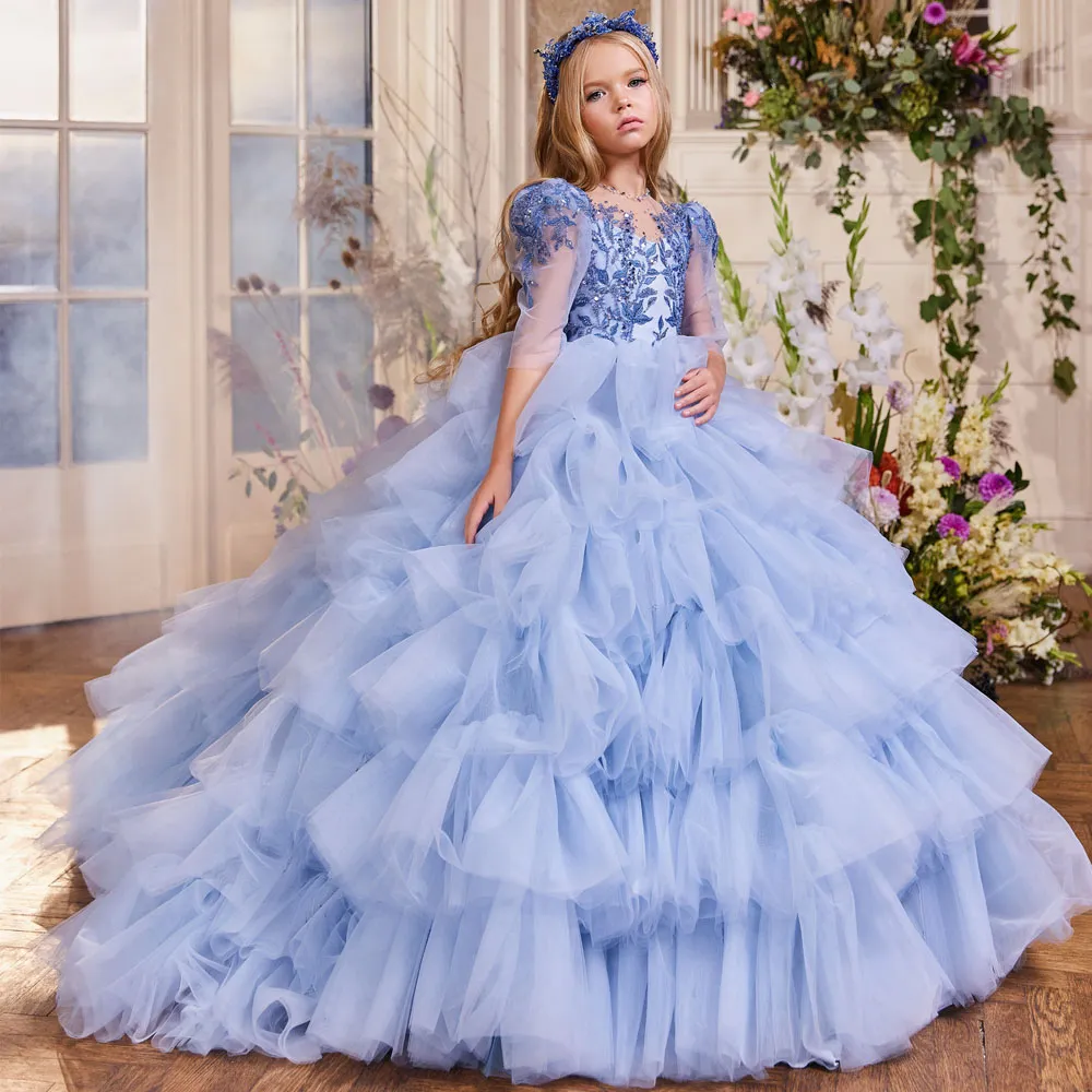 GL3166 | Feather Bead Off Shoulder Quinceanera Gown | GLS