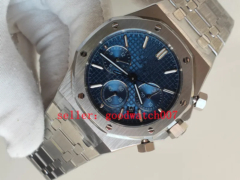 8colour 26240 men wrist watch diameter 41mm with 7750 timing movement anti-glare sapphire high penetration glass mirror 316 fine steel with satin drawing ngpolishi