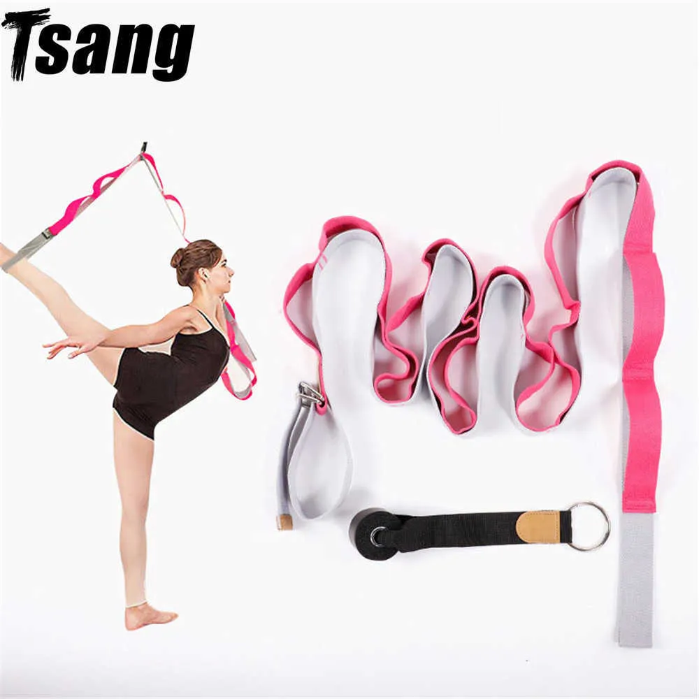 Yoga Stripes Women Dance Elastic Band Esercizio Sport Yoga Bands Pilates Belt Home Fitness Gym Loop Resistance Bands Fitness Body Building J230225