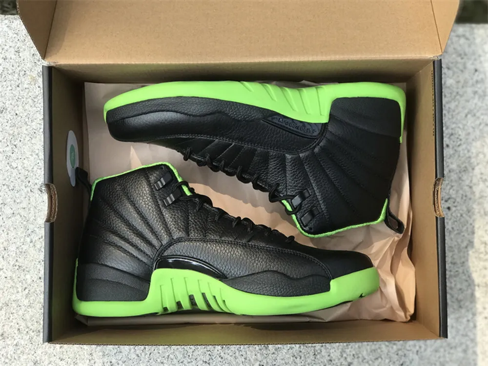 Neon green hotsell jordan 12