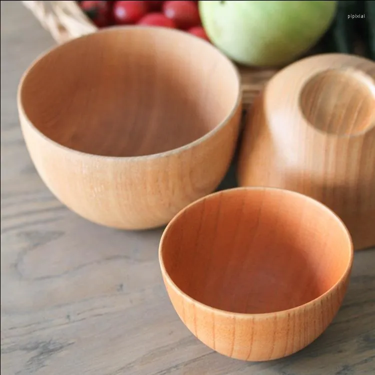 Миски 13 8 см. Продукт простой jujube деревянная чаша оригинальный цвет рис творческий японский стиль посуда