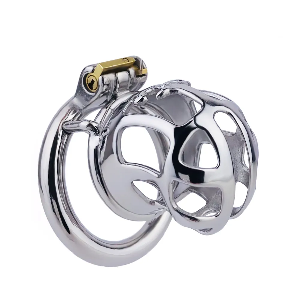 Male Chastity Cage Bondage Belt Cock Lock Device Penis Ring BDSM Adults Sex Toys