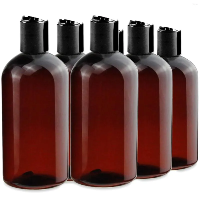 Bottiglie di stoccaggio 1 Pz Logo personalizzato 300 ml 500 ml Vuoto cosmetico Pet Imballaggio in plastica Lozione Bottiglia di shampoo liquido con tappo superiore a disco nero