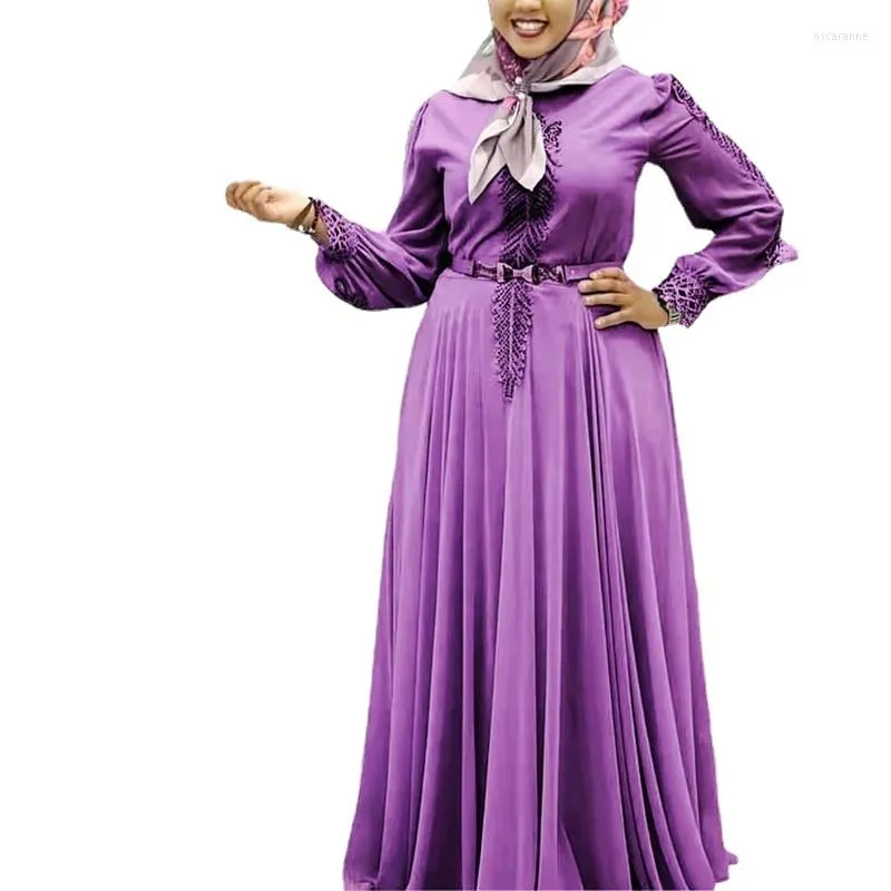 エスニック服ラマダンイードアバヤドバイサウジアラビアトルコイスラムパキスタンイスラム教徒の女性のための長い控えめなドレス