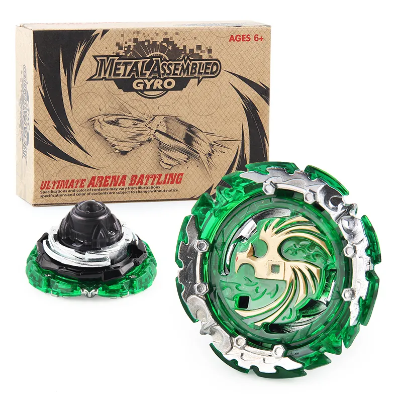 Toupie originale 4D Burst Beyblades Green Phoenix B143-04 Mini plastique assembler GT Beyblades Stadium Metal Fusion 230225