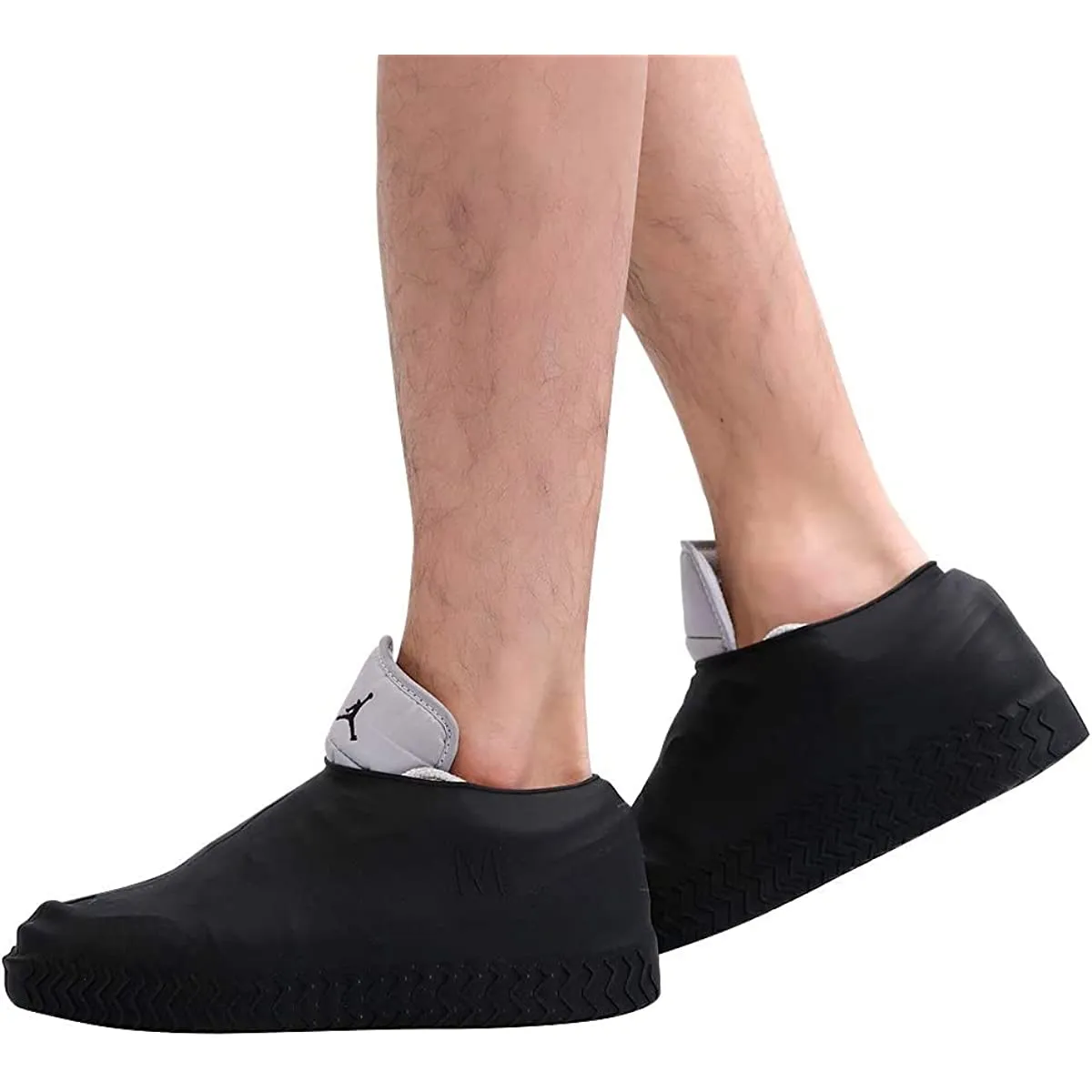 Wodoodporne silikonowe pokrowce na buty do ponownego użycia deszczu bez poślizgu Otracy gumowe botki do kręgli okładka butów na zewnątrz z jedynym obrońcą Zastosowanie mężczyzn, kobiet, dzieci