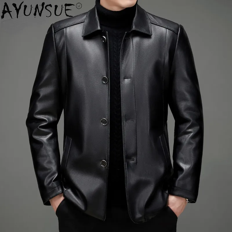 Giubbotto Invernale Uomo In Ecopelle – Stile Vintage Moto, Impermeabile E Antivento, Softshell Con Zip, Per Trekking E Tempo Libero