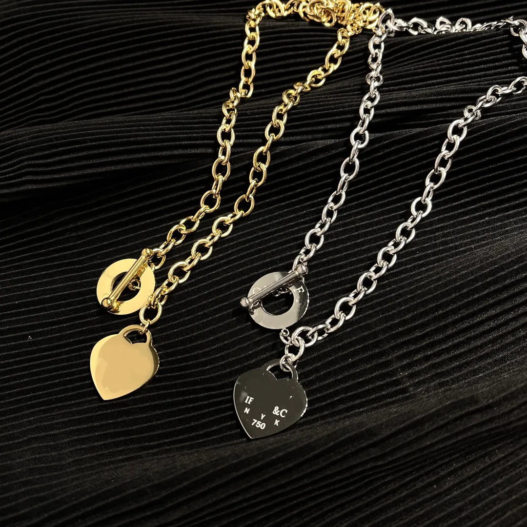 Luxusdesigner Mode Halskette Choker Kette 925 Silber plattiert 18K Gold plattiert Edelstahl Buchstaben Hörer Halsketten für Frauen Schmuck X436