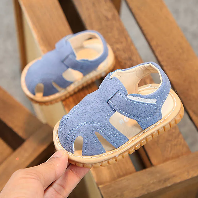 Sandales Bébé été sandales enfant en bas âge appelé chaussures 02 ans unisexe bébé infantile Prewalker garçons filles plage Cool diapositives Zapatos De Bebe Z0225 Z0225