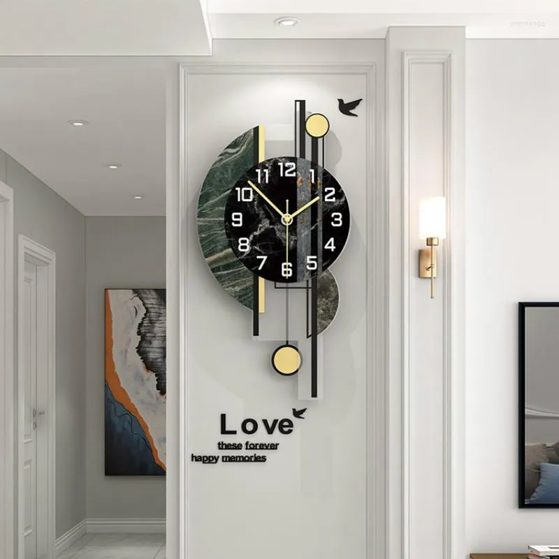 Orologi da parete Grande orologio industriale moderno Grande soggiorno  nordico di lusso Unico silenzioso Reloj Pared Decoration