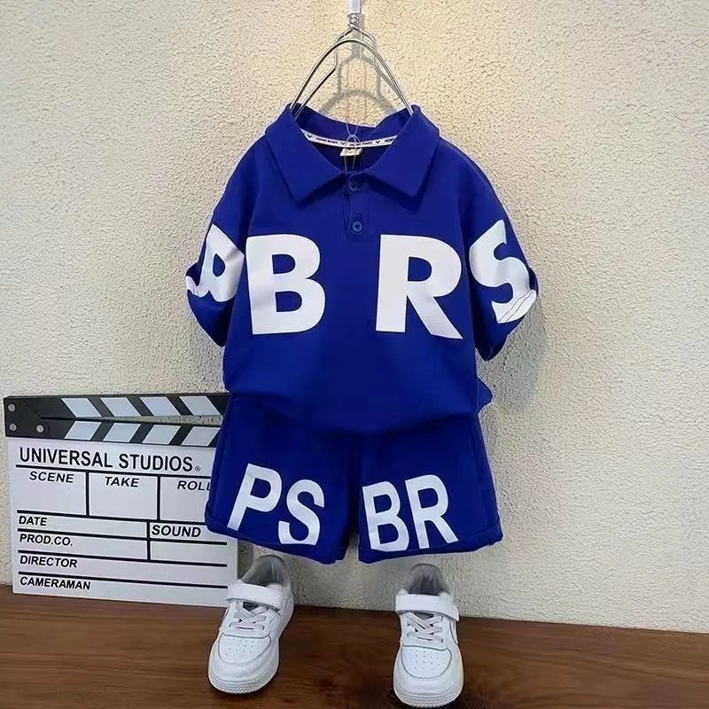 Luxury Designer Clothing Set Childrens T Shirt Shortest Fashion Italian Fashion House Childrens