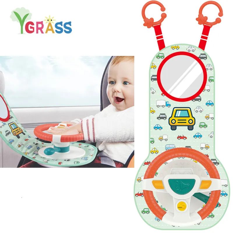 Jouet Talkie Walkie Bébé Siège De Voiture Jouet Simulation Musical Volant Jouet Avec Activité Légère Siège Voyage Tout-petit Jouets Pour Bébé Fille Garçon Cadeaux 230225