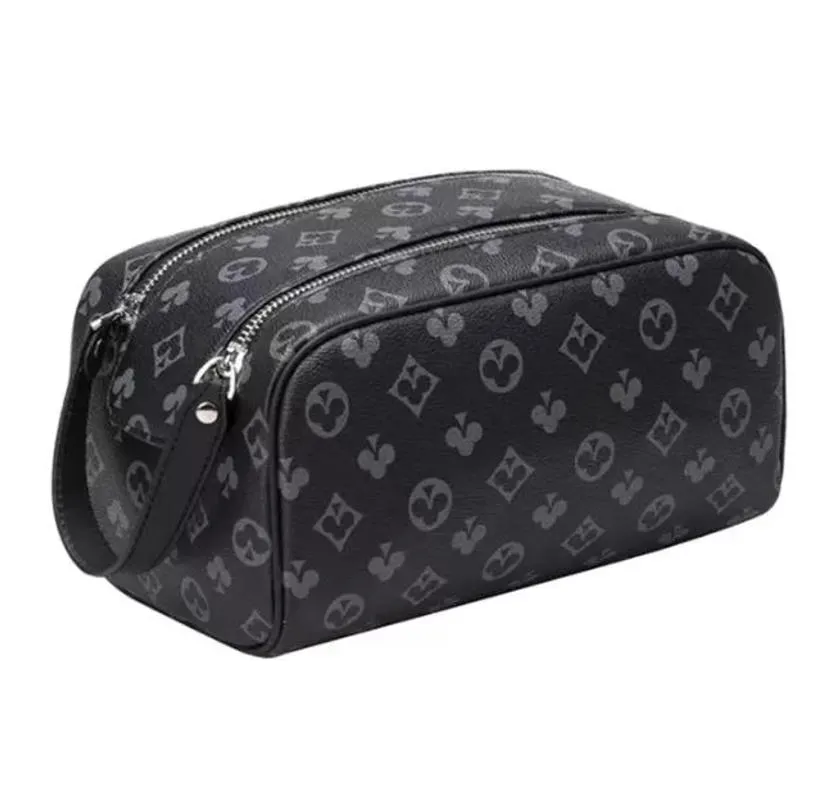 Pochette Baguette Sacs de toilette Femmes Lavage Designers Maquillage Cosmétique Pochette Hommes Beauté Étui de maquillage Pochette Double Fermeture Éclair