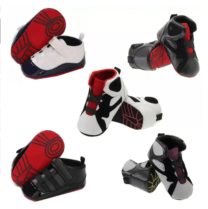 PU cuir bébé filles enfants premiers marcheurs infantile enfant en bas âge classique sport anti-dérapant chaussures à semelle souple baskets Prewalker concepteur printemps automne