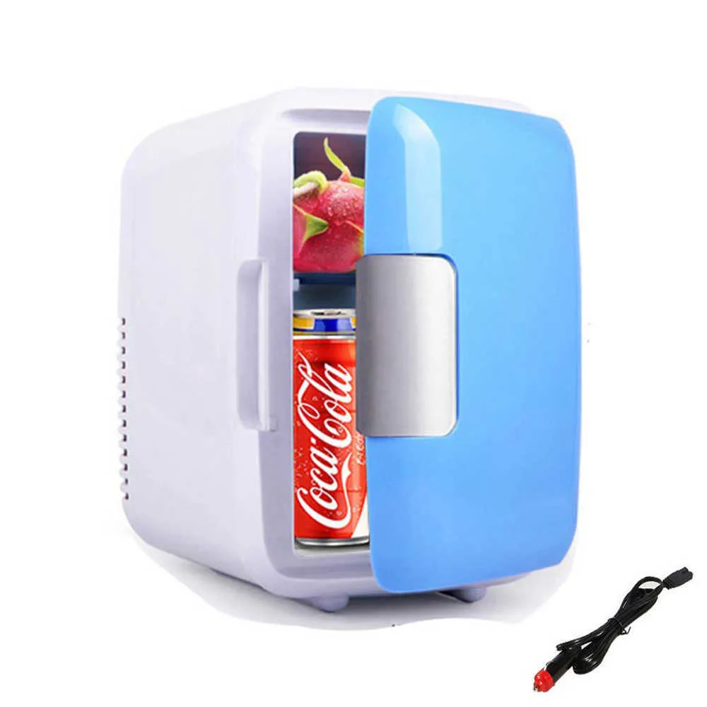 4L 12V Portable Mini Fridge Car Refrigerator Cooler Makeup Drinks