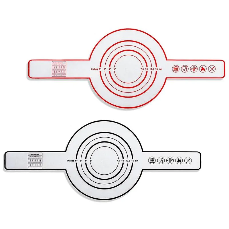 Tools Accessoires Mat à pâtisserie en silicone pour pain de four hollandais antiadhésif avec des feuilles de poignée réutilisables