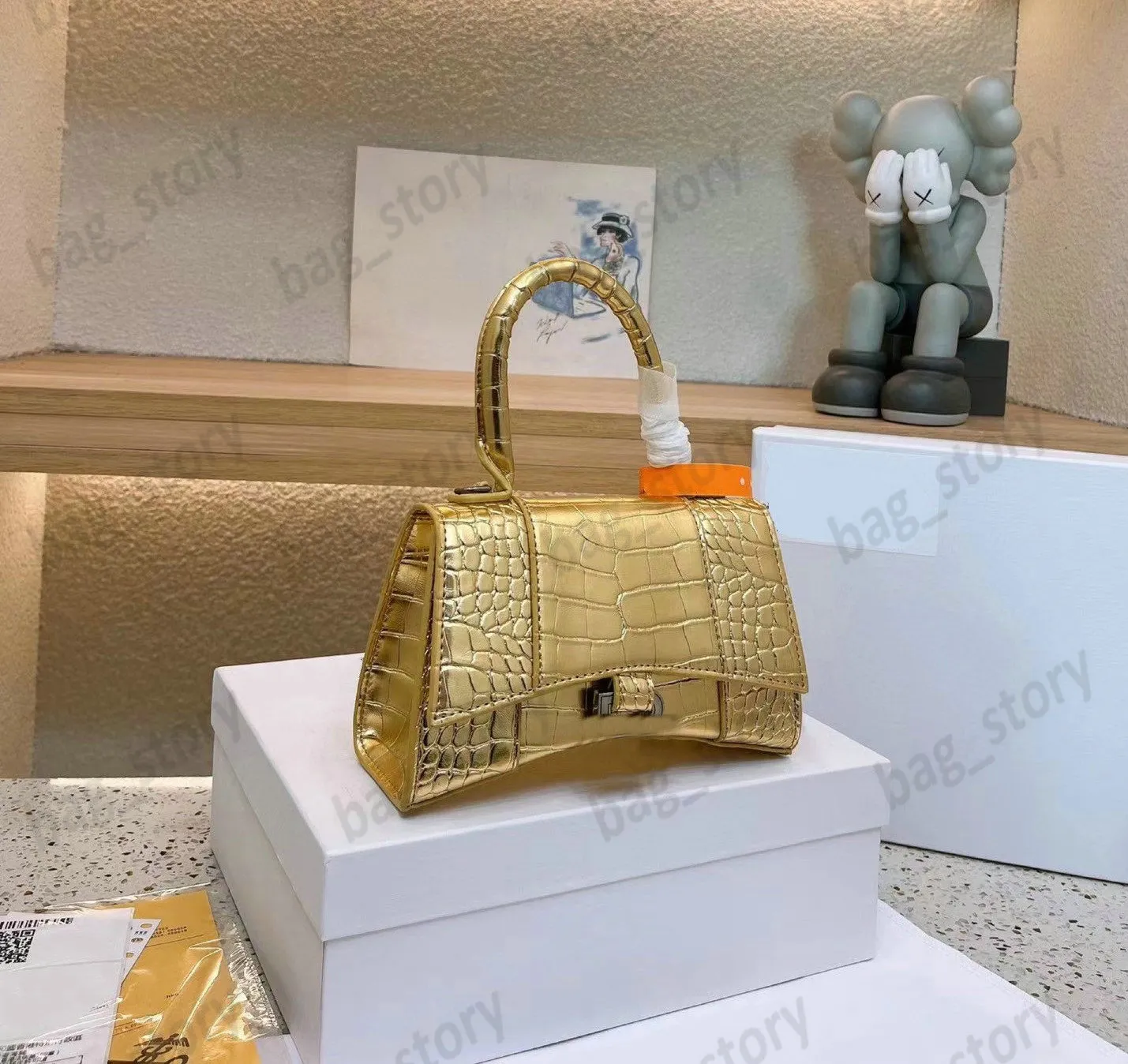 Designer Women Luxury Handbags Tote Bag Hourglass Handbag Totes Shoulder  Bags Handle Fashion Crocodile Embossed Shopping Lady CrossBody Gold Purses  Clutch Flap From 68,86 € | DHgate
