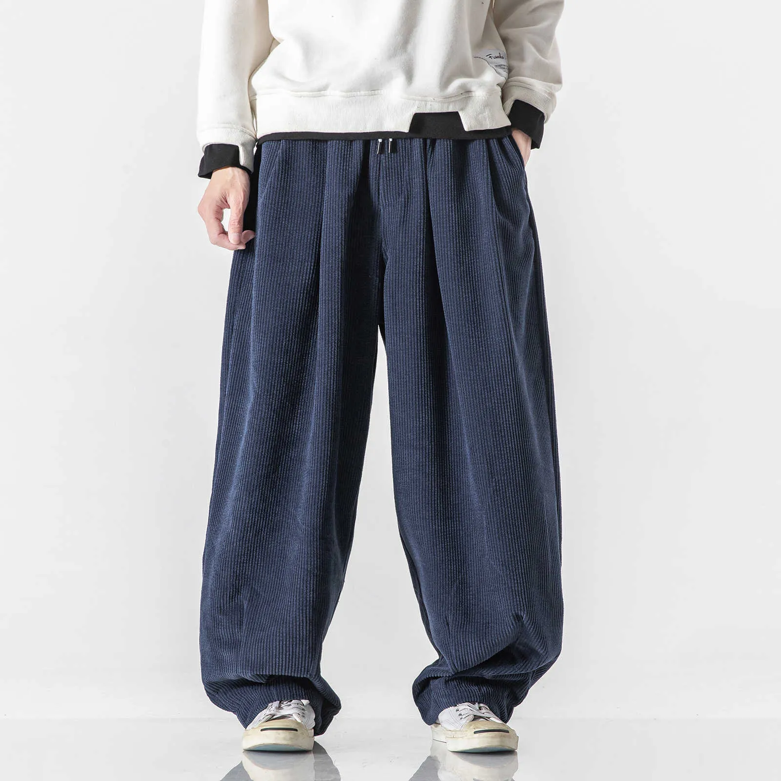 JXQXHCFS Pantalones Casuales Rectos De Pana De Primavera Y