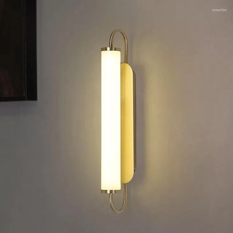 Wandlampen Noordelijke minimalistische lange lamp Gepersonaliseerde bank Aisle Designer Creative Slaapkamer Bedside