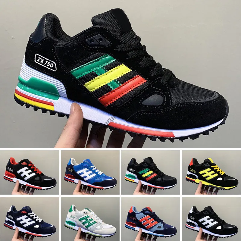 klassiska herr zx 750 skor sneakers storlek oss ungdom vita kvinnor Casual Sneakers big kid pojkar atletiska barn dam Y6