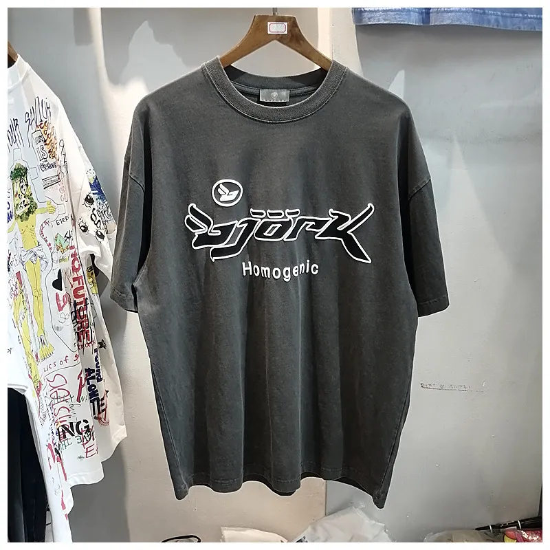 Herr-T-shirts Nytt pufftryck Sicko T-shirt Herr Dam T-shirt av hög kvalitet Kraftigt tyg Casual Mode Toppar T-shirt streetwear L221202