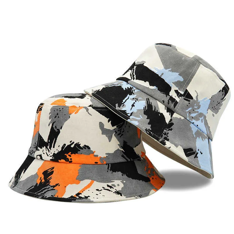 Chapeaux à large bord 2022 été protection solaire en plein air seau chapeaux pour femmes hommes coton pêcheur chapeau rue Hip Hop Panama chapeau de pêche G230224