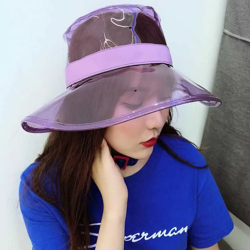 2020 Unisex PVC Transparent Transparent Bucket Hat With Wide Brim Waterproof  Fisherman Rain Hat For Women And Men BJ Jelly Summer P230327 From  Bailixi08, $13.56