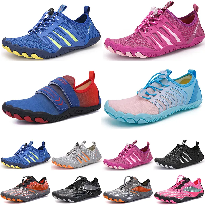 Women Water Men Sport Swimming Shoes Black White Grey Blue Red Outdoor Beach 029