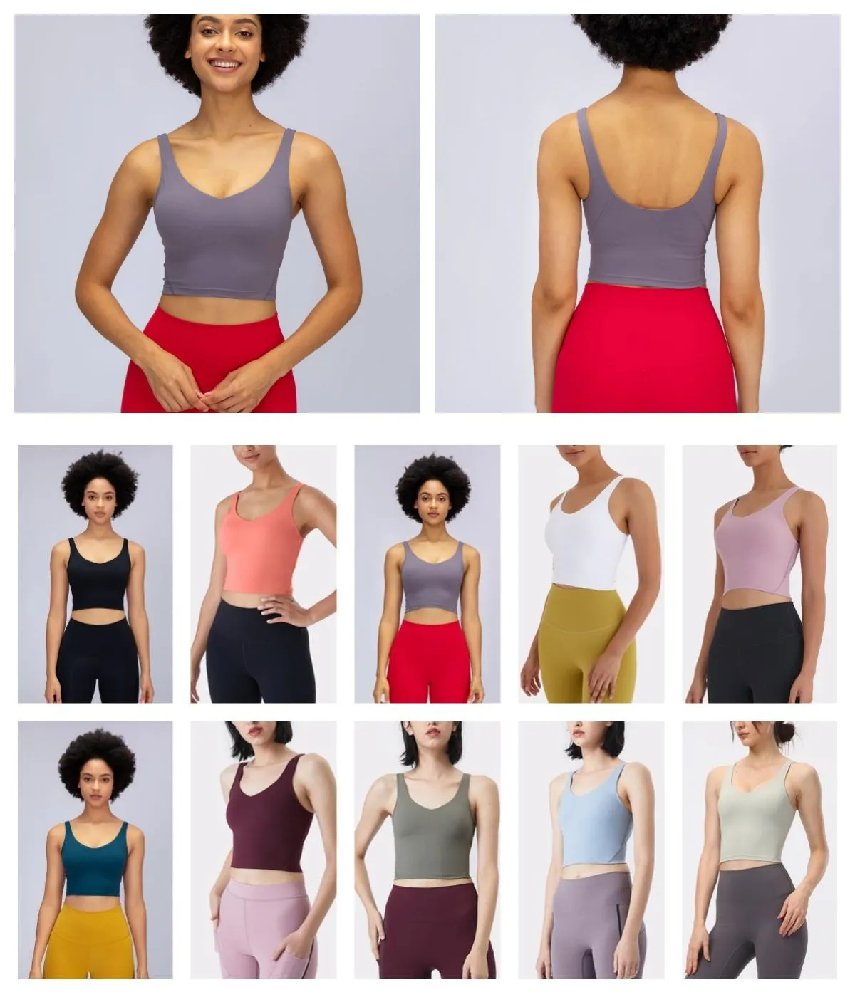 LL Sports Bra For Women Wirefree Padded Support Yoga Gym Running Workout  Tank Tops From Smartears, $17.58