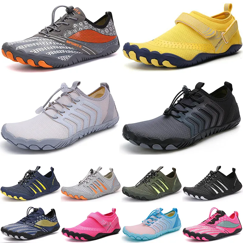 Women Water Men Sport Swimming Shoes Black White Grey Blue Red Outdoor Beach 048