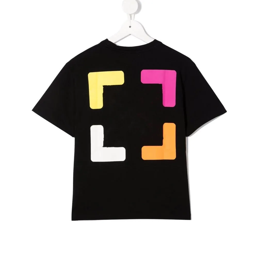 Heren T-shirts Ofs Luxe T-shirt Kinder T-shirts Offs Wit Jongens Onregelmatige Pijl Meisjes Zomer Korte mouw Letter Gedrukt Vinger Los Kind Peuters Jeugd Tees Tops h