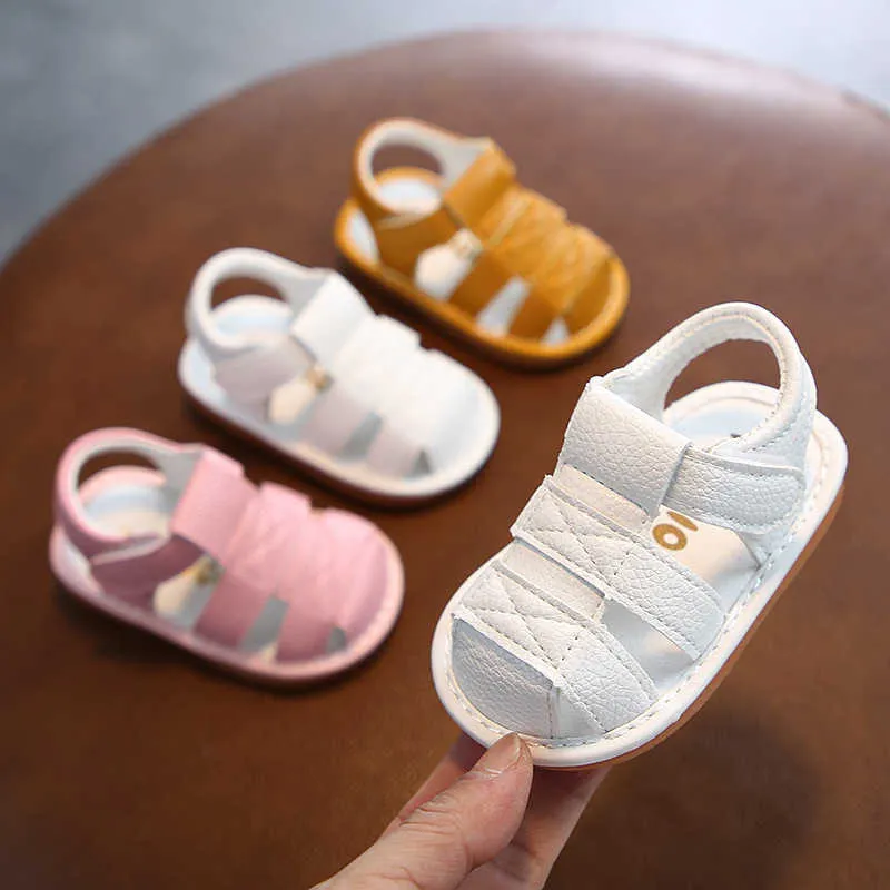 Sandalet yürümeye başlayan çocuk sandaletleri yeni doğan bebek erkek bebek kız ayakkabısı rahat yumuşak dipsiz nefes alabilen plaj bebek ayakkabıları pre walker z0225 z0225