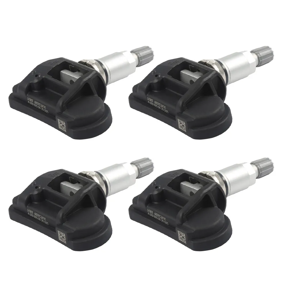 4PCS Car TPMS Tire Pressure Monitor Sensor System A0009050030 For Mercedes-Benz A B C E Class W176 W246 W205 W212 GLE GLK GLC