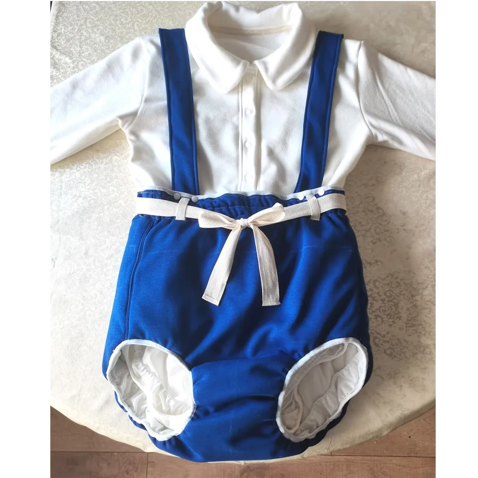 Pajamas Adult Baby Clothes Romper DDLG High waist strap cotton diaper pants vest 3 sets leak proof 230224